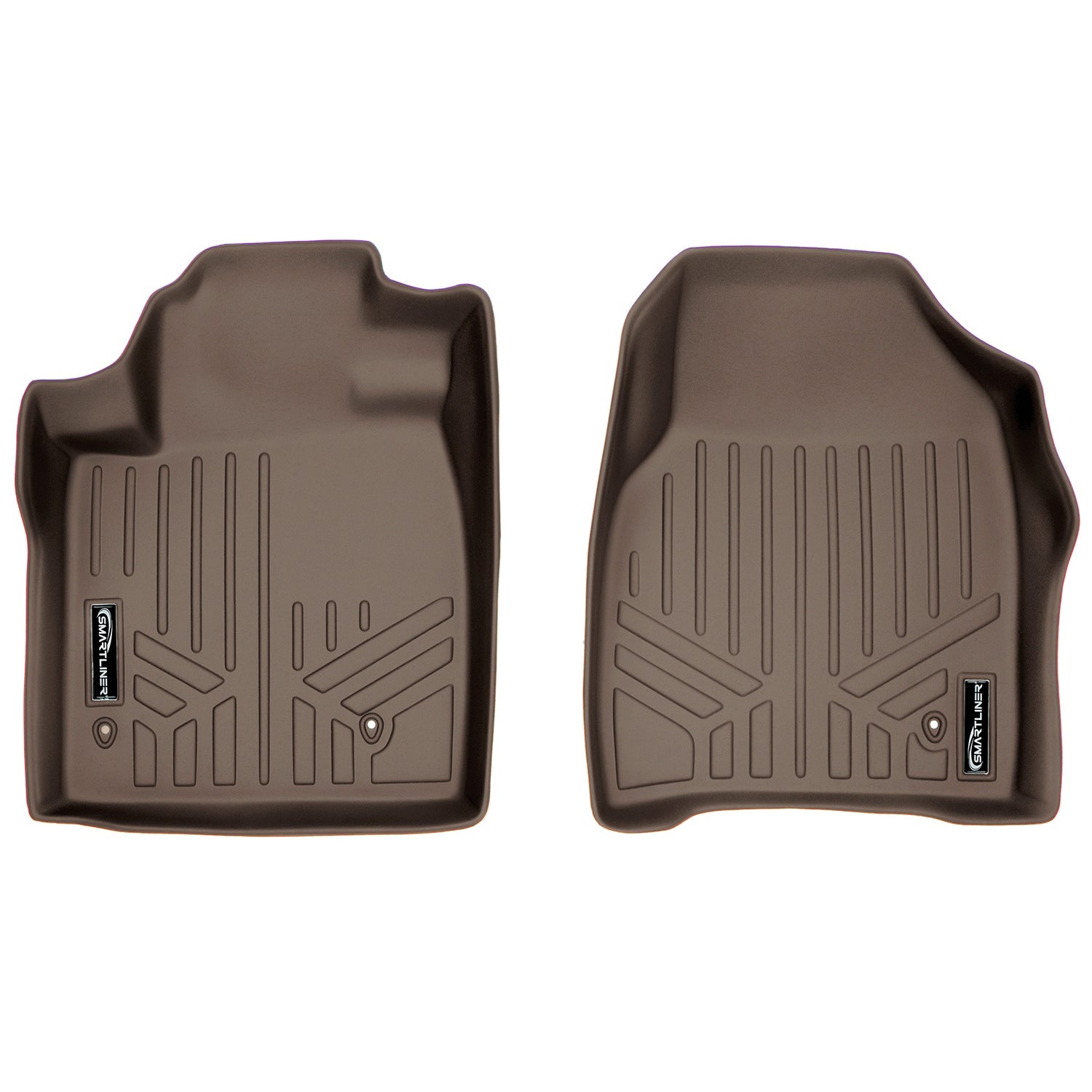 Floor Mats 1st Row Liner Set Tan <br> 09-15 Honda Pilot