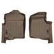 Floor Mats 1st Row Liner Set Tan <br> 11-14 Ford F-150