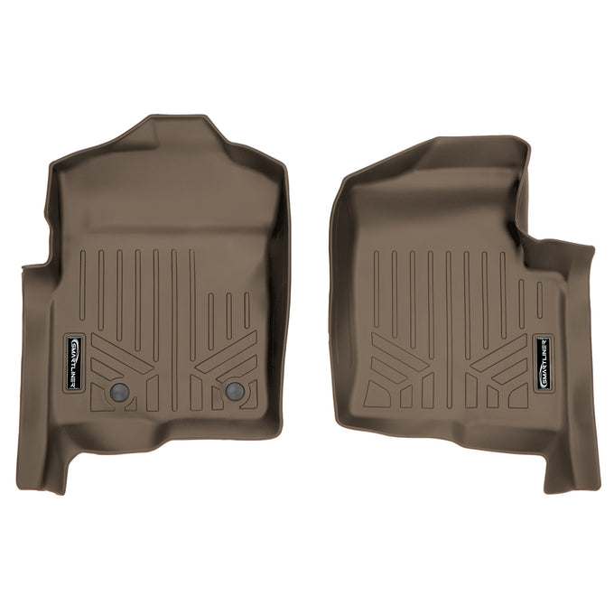 Floor Mats 1st Row Liner Set Tan <br> 11-14 Ford F-150