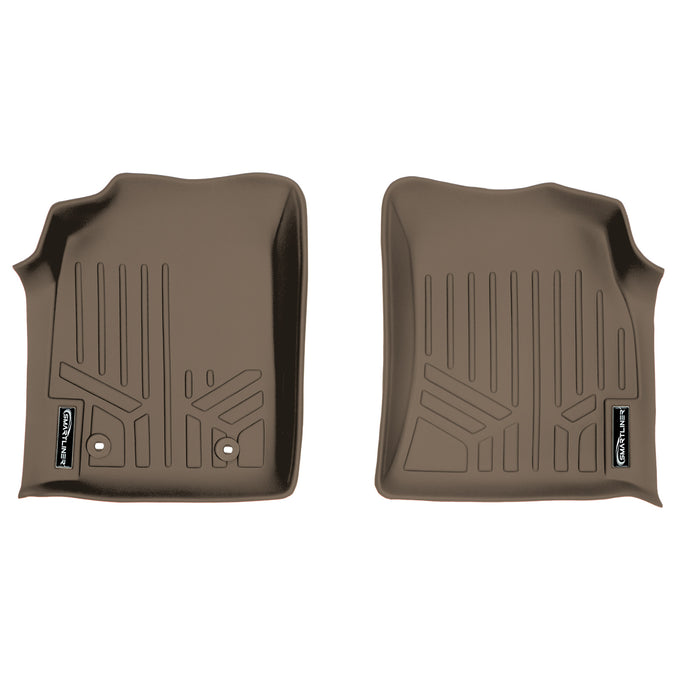 Floor Mats 1st Row Liner Set Tan <br> 12-15 Toyota Fortuner
