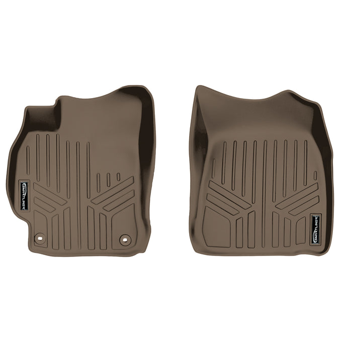 Floor Mats 1st Row Liner Set Tan <br> 12-15 Toyota Camry