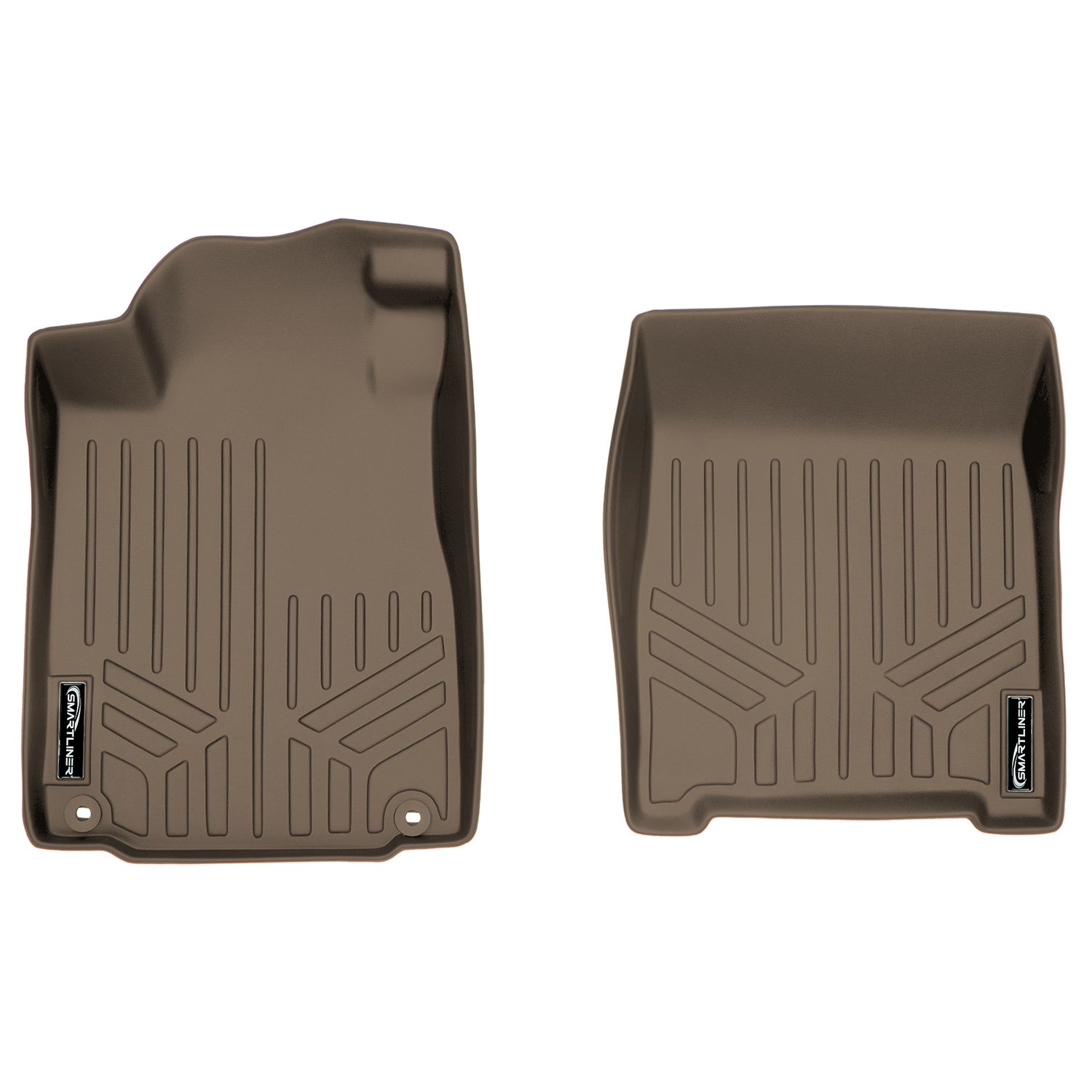 Floor Mats 1st Row Liner Set Tan <br> 12-16 Honda CR-V