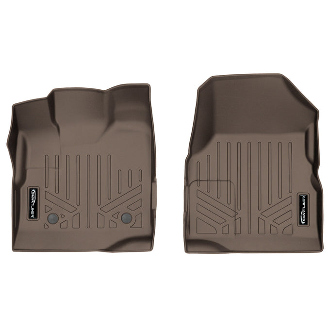 Floor Mats 1st Row Liner Set Tan <br> 11-17 Chevrolet Equinox11-17 GMC Terrain