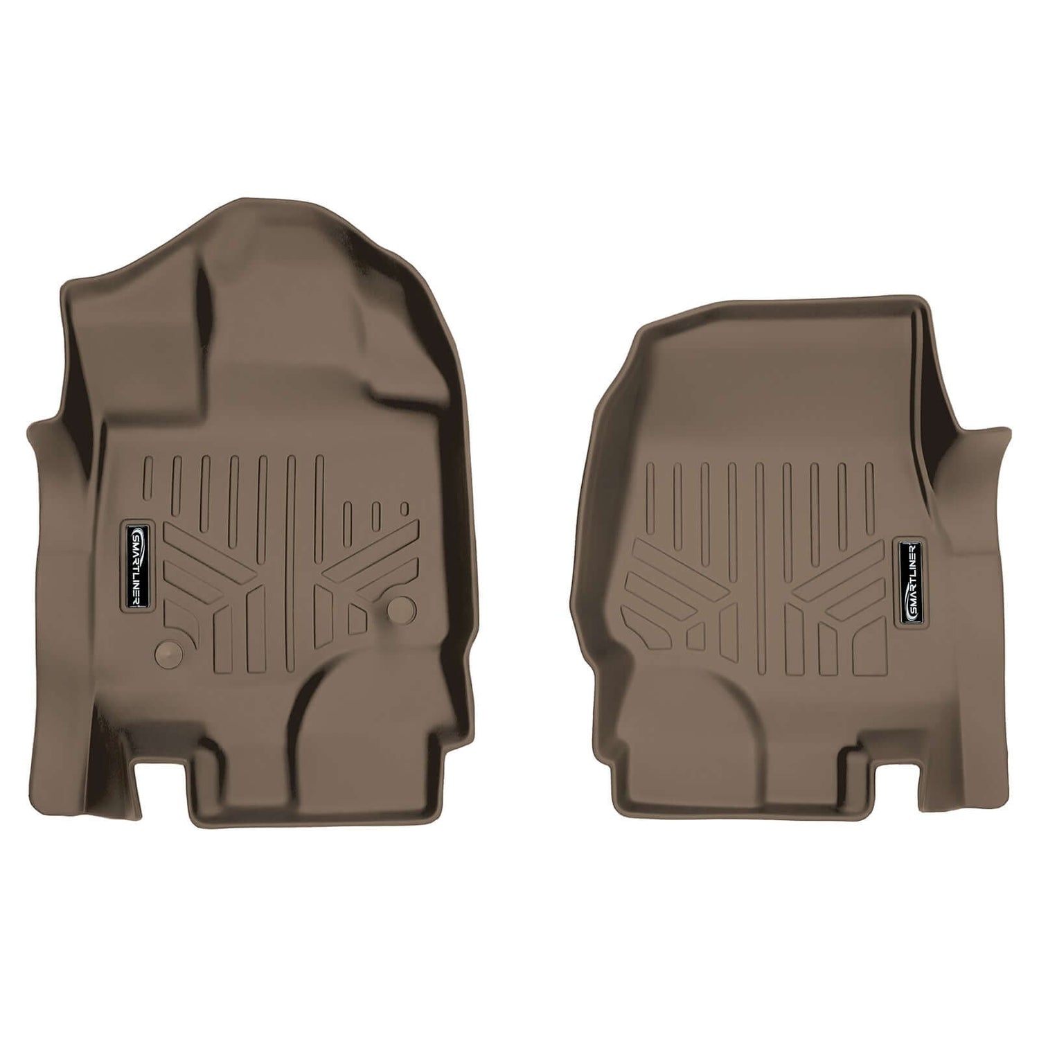 1st Row Tan Floor Liner <br> 22-23 Ford F-150 Lightning