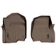Floor Mats 1st Row Liner Set Tan <br> 17¨C22 Ford F-250/350 Super Duty Crew/SuperCab