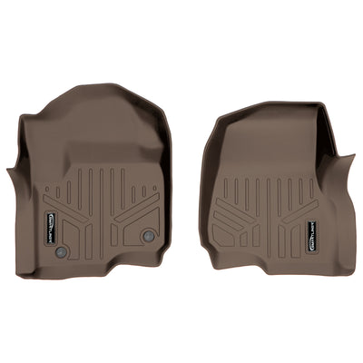 Floor Mats 1st Row Liner Set Tan <br> 17¨C22 Ford F-250/350 Super Duty Crew/SuperCab