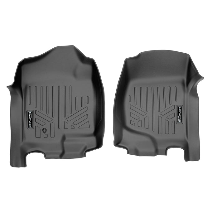 Floor Mats 1st Row Liner Set Grey <br> 07¨C14 GM Truck/SUV Silverado/Sierra/Tahoe/Yukon