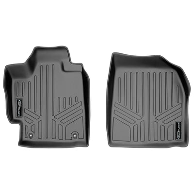 Floor Mats 1st Row Liner Set Grey <br> 08-13 Toyota Highlander (Non Hybrid)