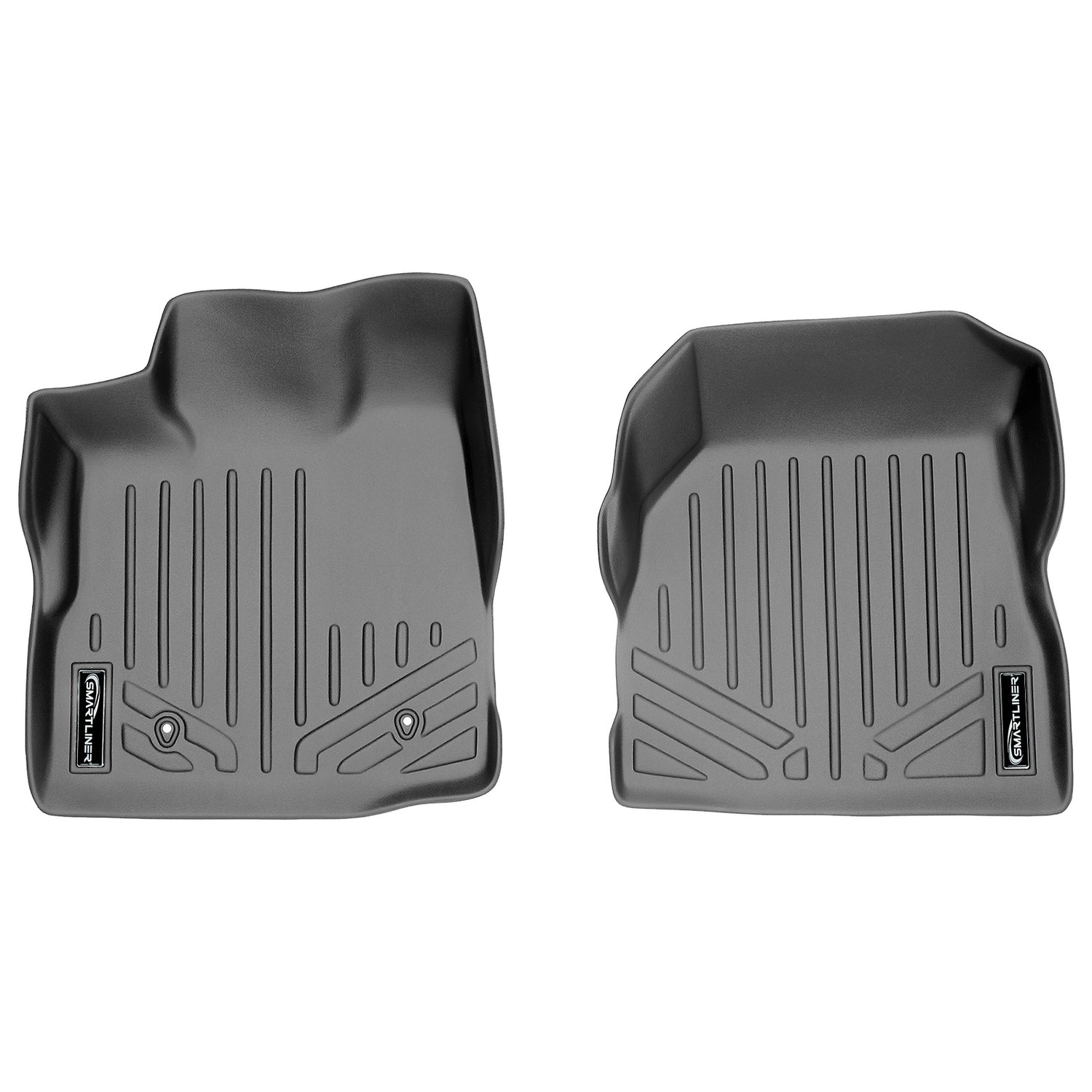 Floor Mats 1st Row Liner Set Grey <br> 10-11 Chevrolet Equinox10-11 GMC Terrain