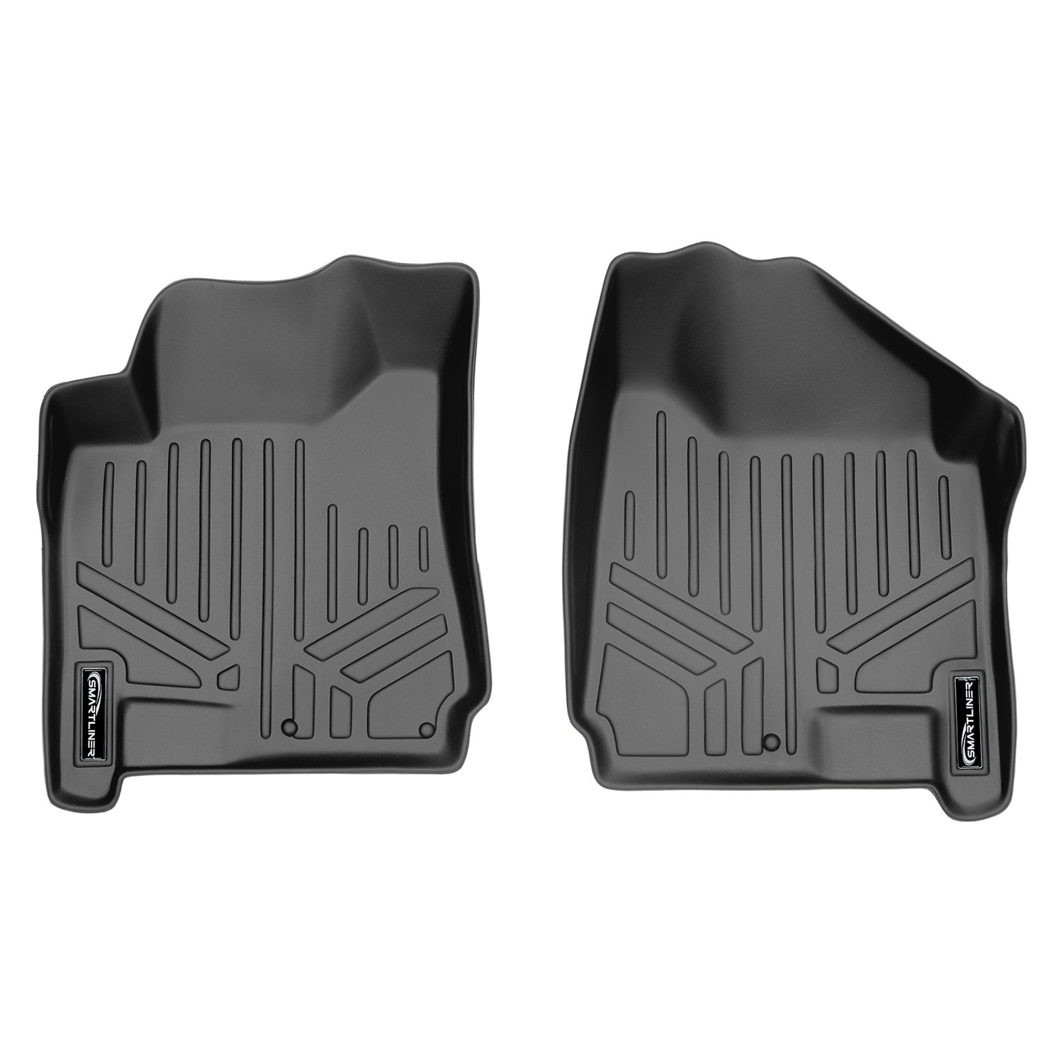 Floor Mats 1st Row Liner Set Grey <br> 10-16 Cadillac SRX