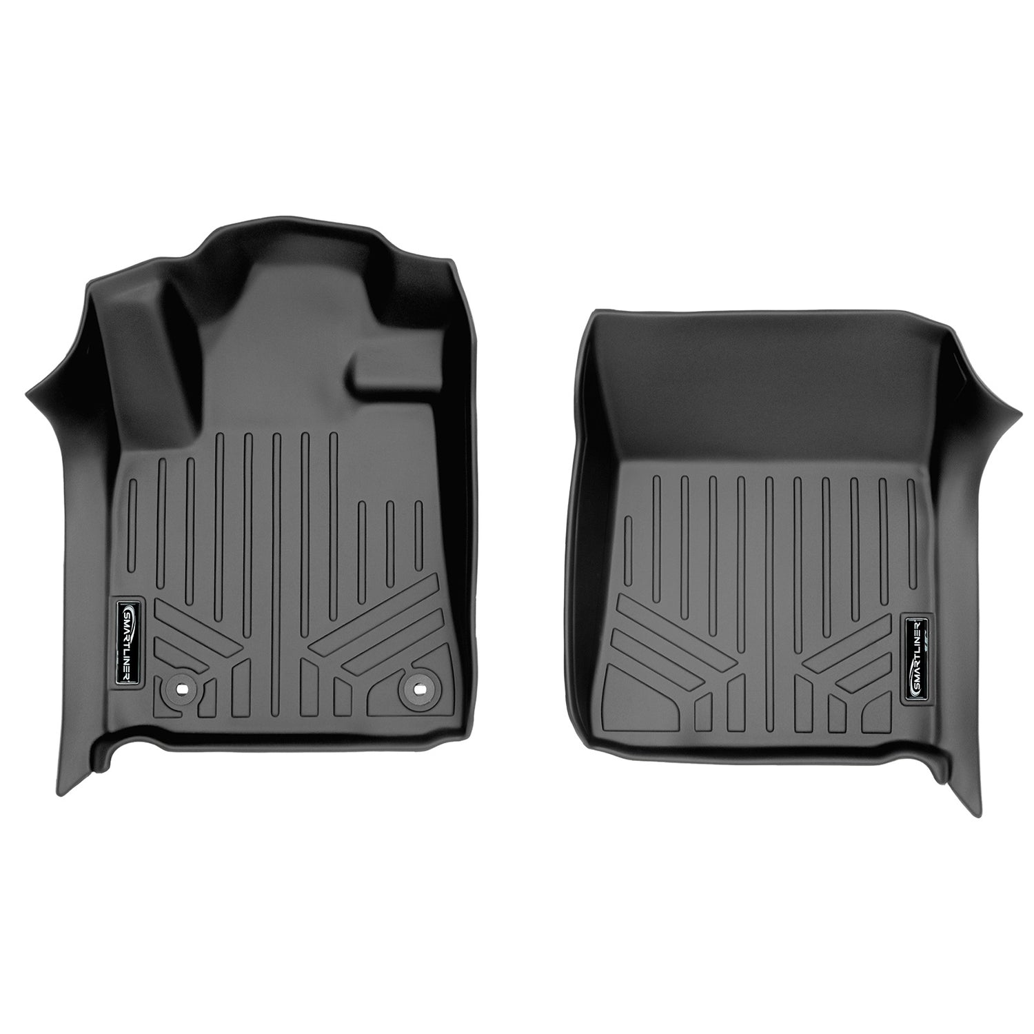 Floor Mats 1st Row Liner Set Grey <br> 12-21 Toyota Tundra12-21 Toyota Sequoia