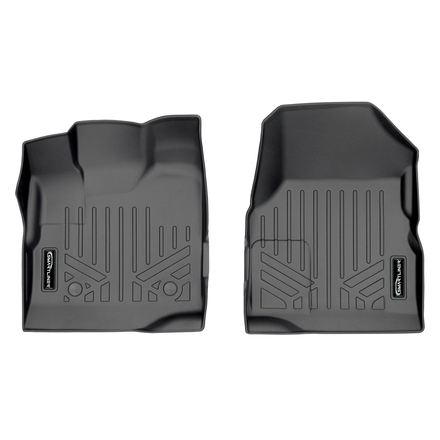Floor Mats 1st Row Liner Set Grey <br> 11-17 Chevrolet Equinox11-17 GMC Terrain