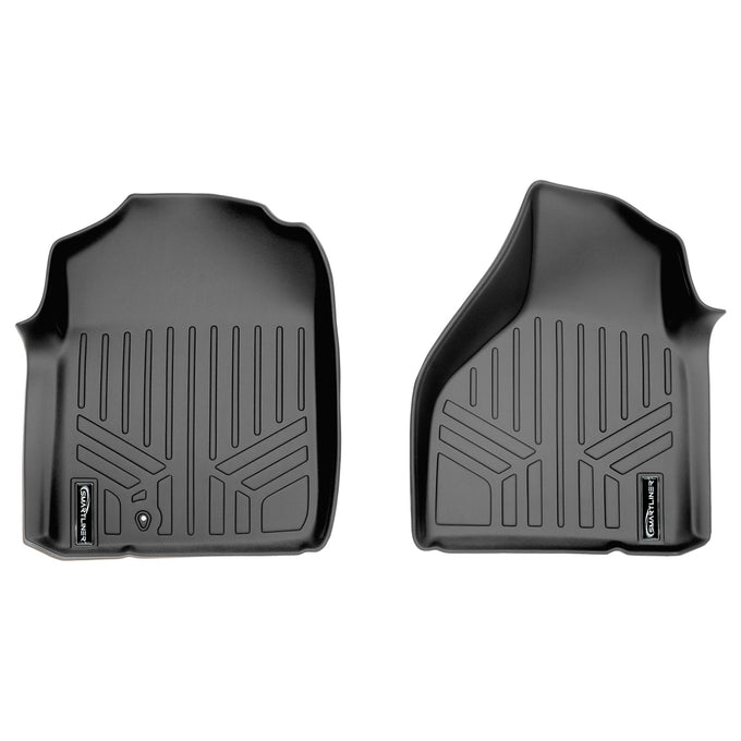 Floor Mats 1st Row Liner Set Grey <br> 02-08 Dodge Ram 1500 03-09 2500/3500