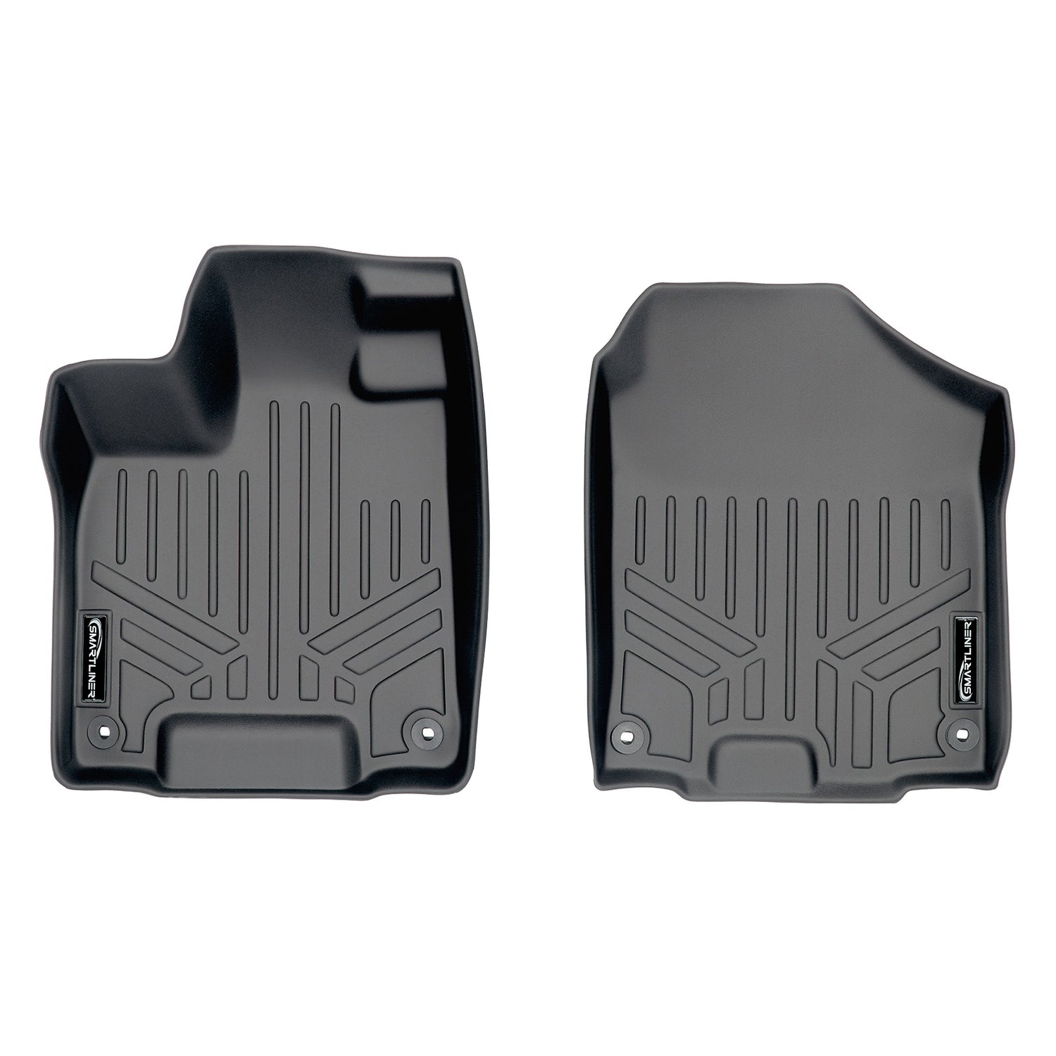 Floor Mats 1st Row Liner Set Grey <br> 16-22 Honda Pilot