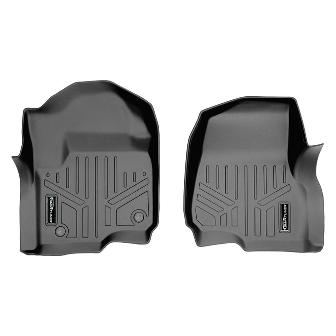 Floor Mats 1st Row Liner Set Grey <br> 17¨C22 Ford F-250/350 Super Duty Crew/SuperCab