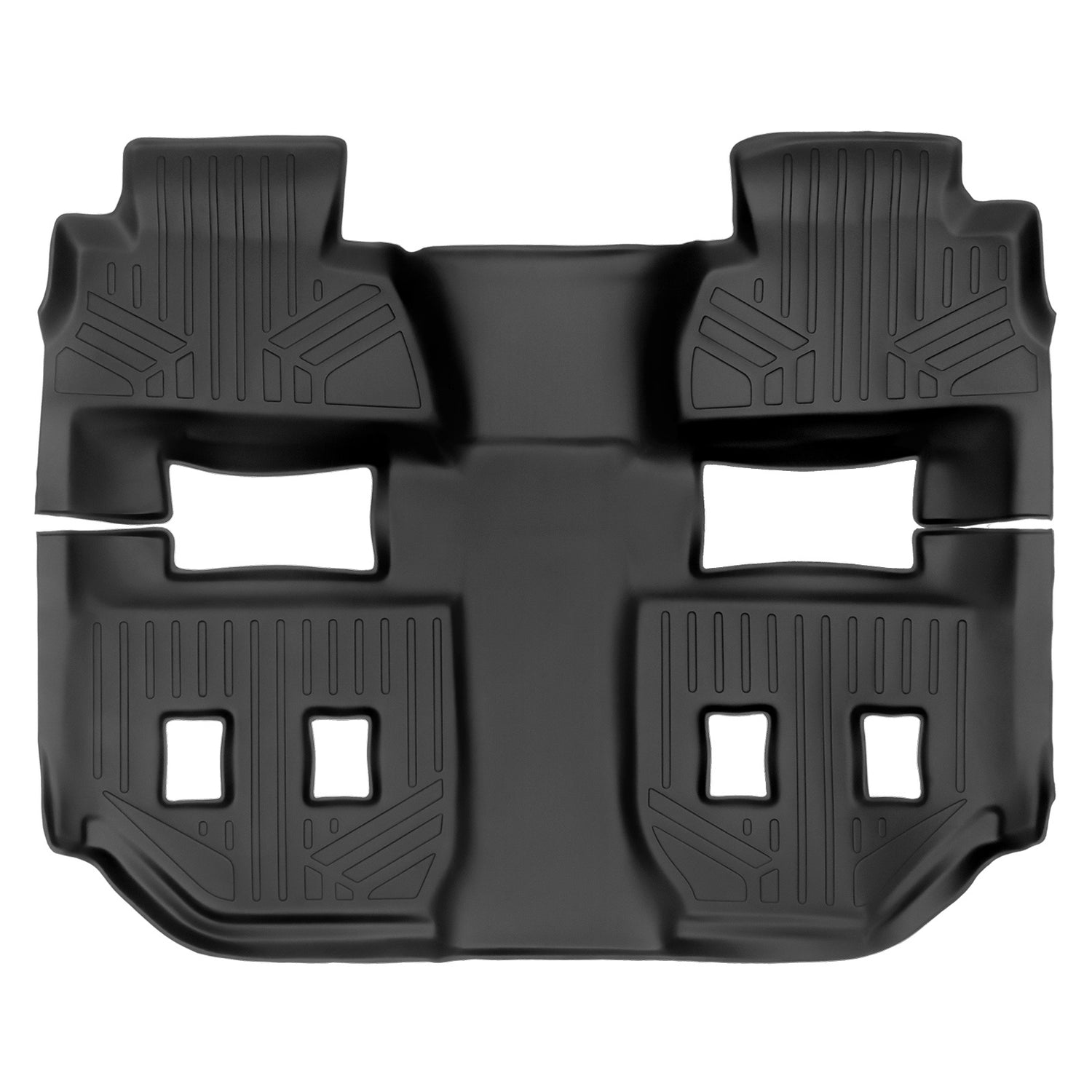 Floor Mats 2nd and 3rd Row Liner <br> 15¨C20 Suburban/Yukon XL w/ Front Bucket Seats