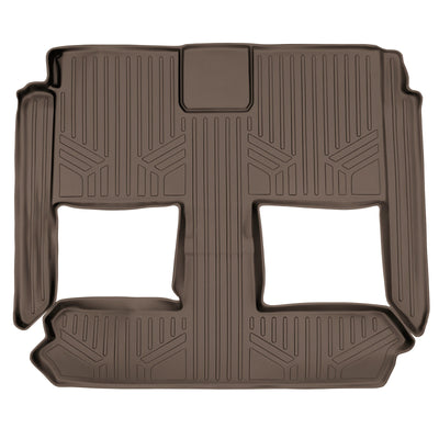 Floor Mats 2nd and 3rd Row Liner Tan <br> 08-20 Dodge Caravan08-16 Chrysler Town & Country