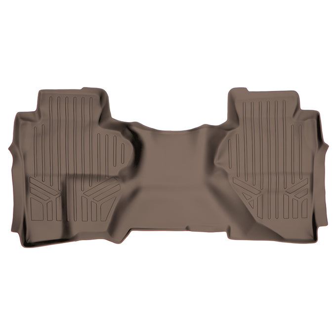 Floor Mats 2nd Row Liner Tan <br> 14¨C19 Chevy/GMC 1500¨C3500 HD Double Cab