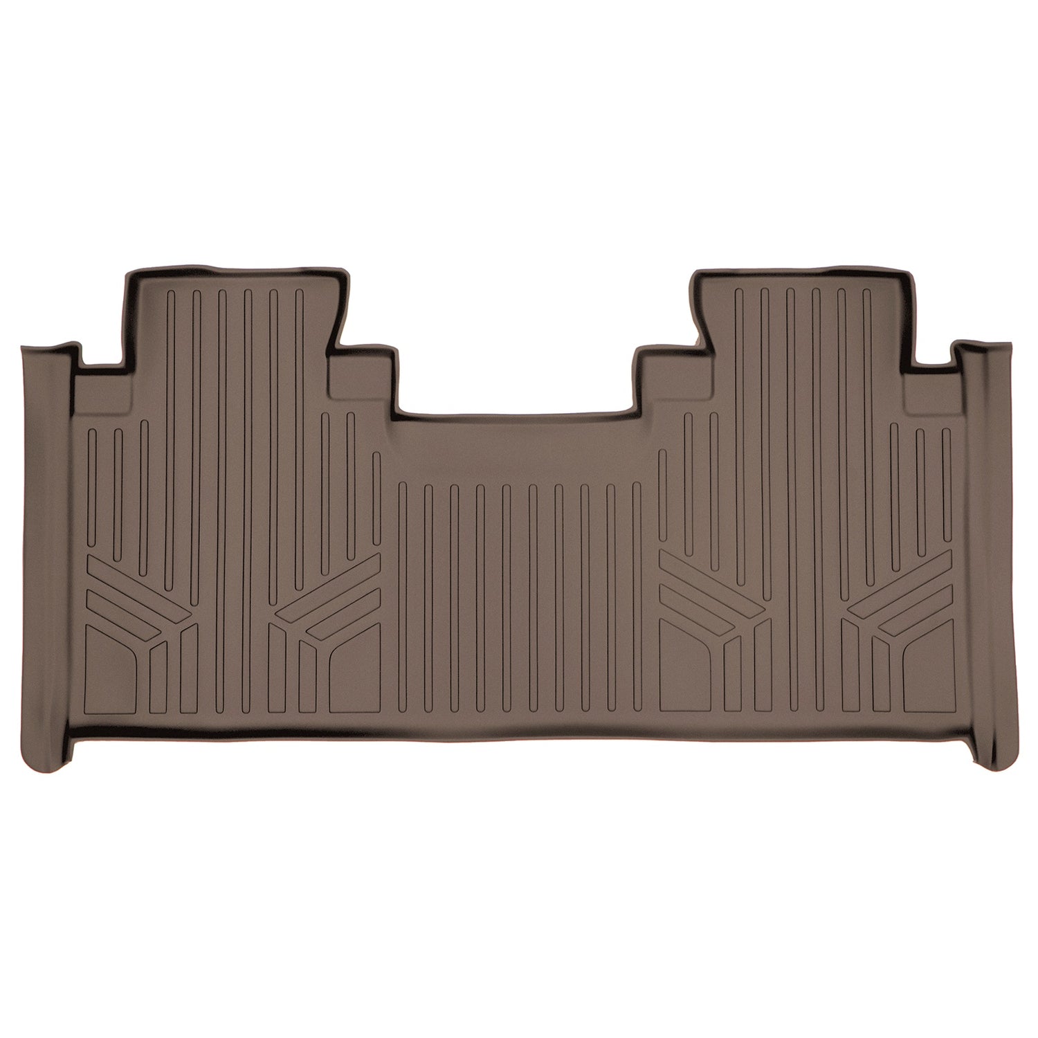 Floor Mats 2nd Row Liner Tan <br> 15-22 Ford F-150 SuperCab With Front Bench Seats