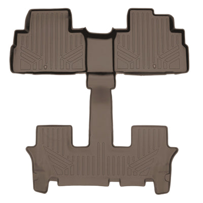 Tan 2nd & 3rd Row Floor Liner <br> 20-23 Kia Telluride