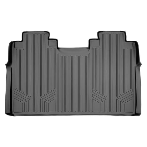 Floor Mats 2nd Row Liner Grey <br> 15-22 Ford F-150 SuperCrew Cab Front Bench Seats