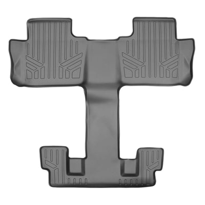 Floor Mats 2nd and 3rd Row Liner Grey <br> 20 Cadillac XT6 with Bucket Seats