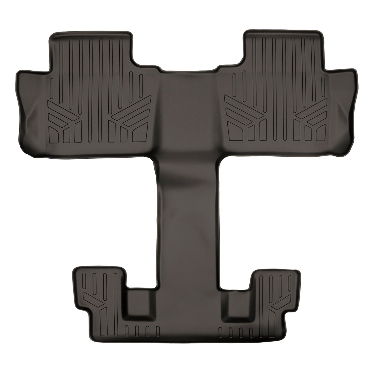 Floor Mats 2nd and 3rd Row Liner Cocoa <br> 17-21 GMC Acadia with Bucket Seats