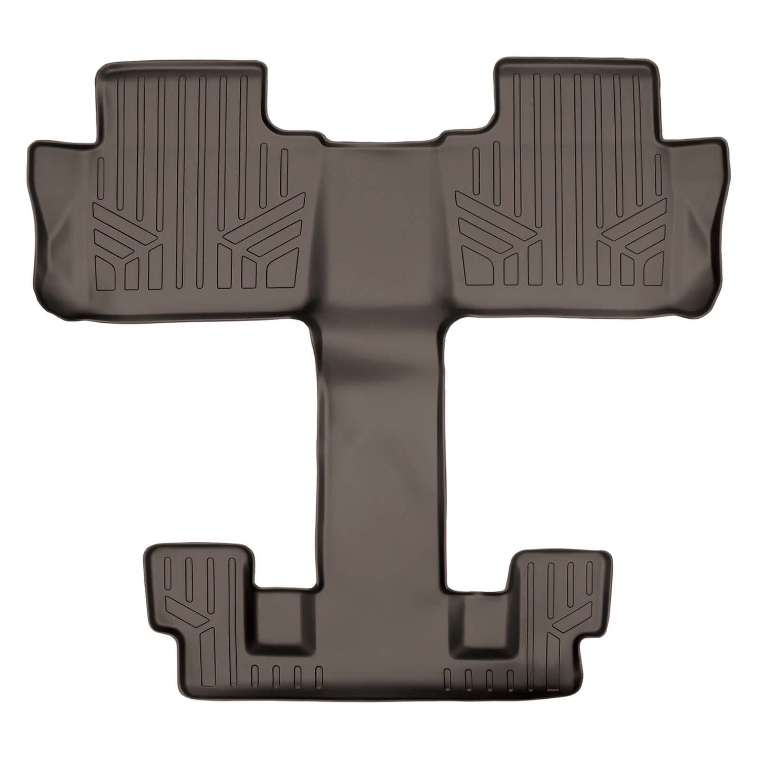Floor Mats 2nd and 3rd Row Liner Cocoa <br> 20 Cadillac XT6 with Bucket Seats