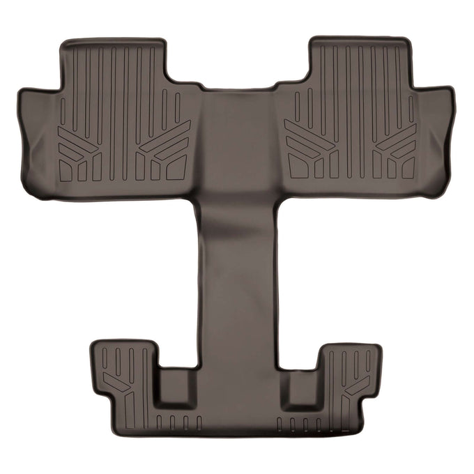 Floor Mats 2nd and 3rd Row Liner Cocoa <br> 20 Cadillac XT6 with Bucket Seats