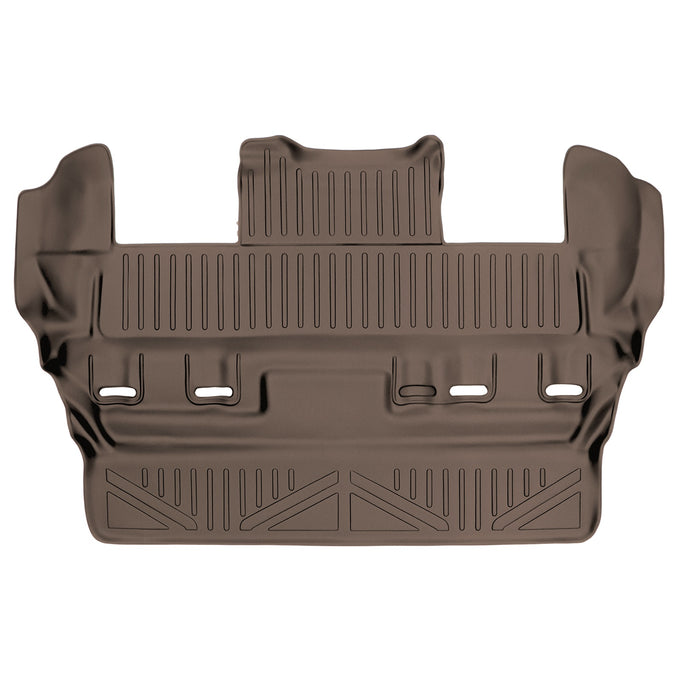 Floor Mats 3rd Row Liner Tan <br> 15-20 Chevy Tahoe GMC Yukon Cadillac Escalade