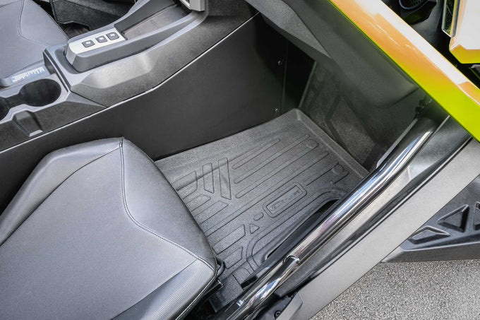 1st Row Rugged Rubber Floor Liner Set <br> 19-23 Polaris Slingshot