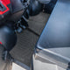 1st Row Rugged Rubber Floor Liner Set <br> 19-24 Kawasaki Mule PRO