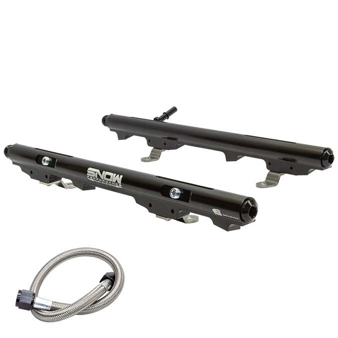 Return Style Billet Fuel Rail Kit <br> For TBSS Manifold LS3 (34mm) Injector Height