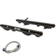 Factory Fit Billet Fuel Rail Kit For LS3 Intake <br> With LS3 Injectors 34mm