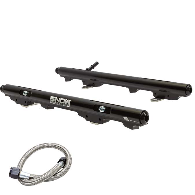 Factory Fit Billet Fuel Rail Kit For LS3 Intake <br> With LS3 Injectors 34mm