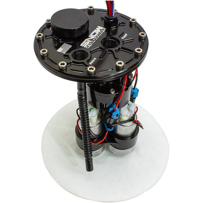 Triple Pump Multi Pump Max Flow Fuel Hat <br> Universal 15-20 Gal 9.72in Tank Depth