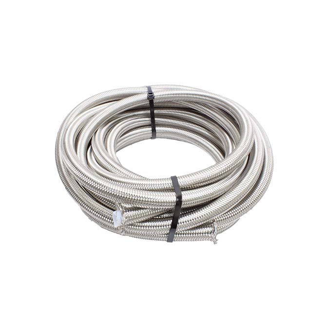 8AN Braided Stainless PTFE Hose 15Ft <br> Universal Fit