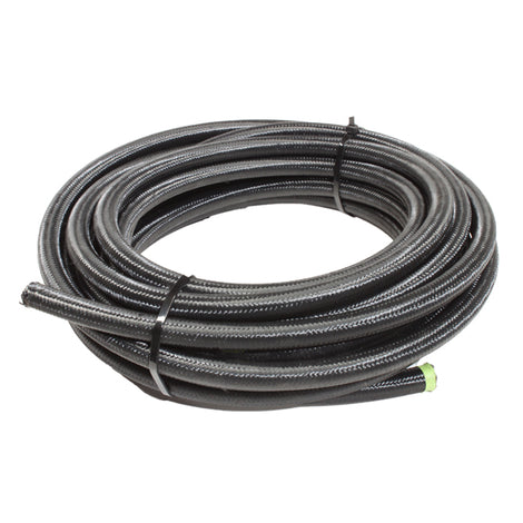 12 Black Nylon Braided Stainless PTFE Hose 30ft <br> Universal Fit