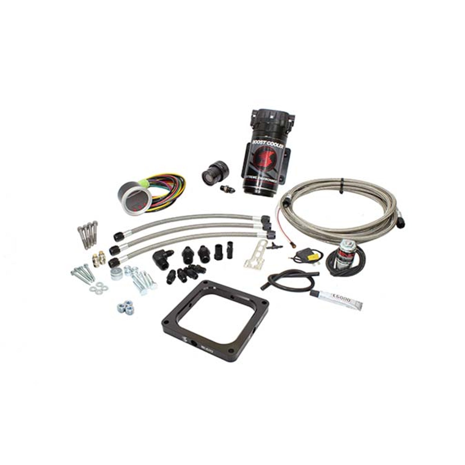 Stage 2 Vacuum Referenced Water Injection Kit <br> For Gas Carbureted 4500 Flange w/o Tank