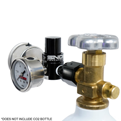 Billet Fixed 100PSI CO2 Regulator w/Gauges <br> Universal Fit
