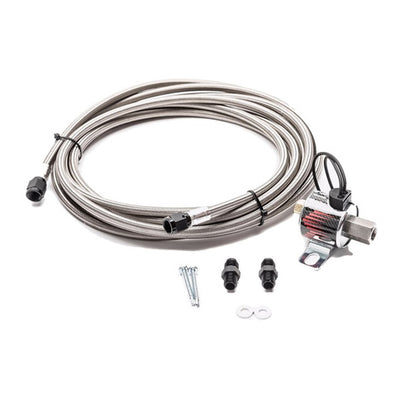 Braided Stainless Line Trunk Mount Upgrade <br> For 4AN Water-Methanol Injection Systems