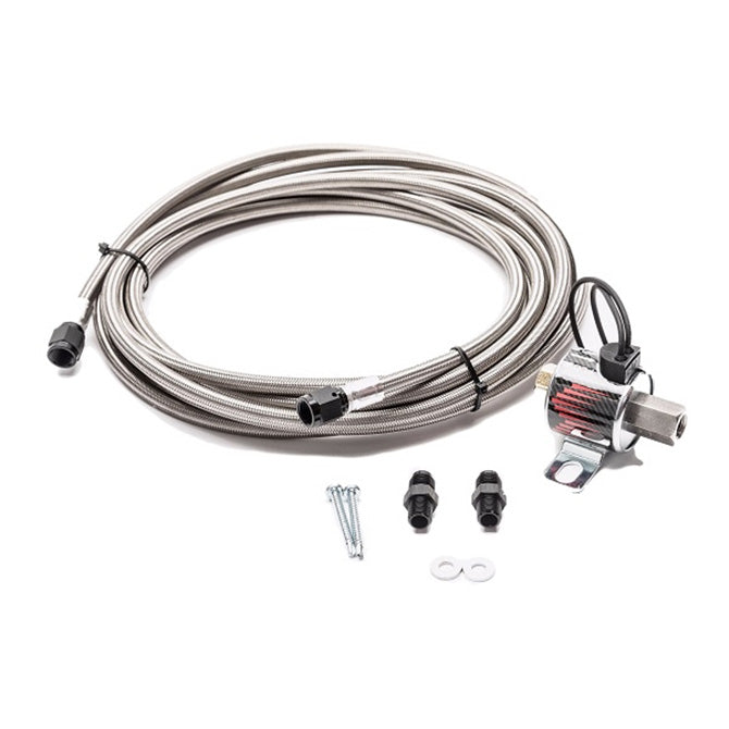 Braided Stainless Line Trunk Mount Upgrade <br> For 4AN Water-Methanol Injection Systems