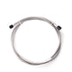 1ft Stainless Steel Braided Line w/ 4AN Fittings <br> For Water-Methanol Injection Systems