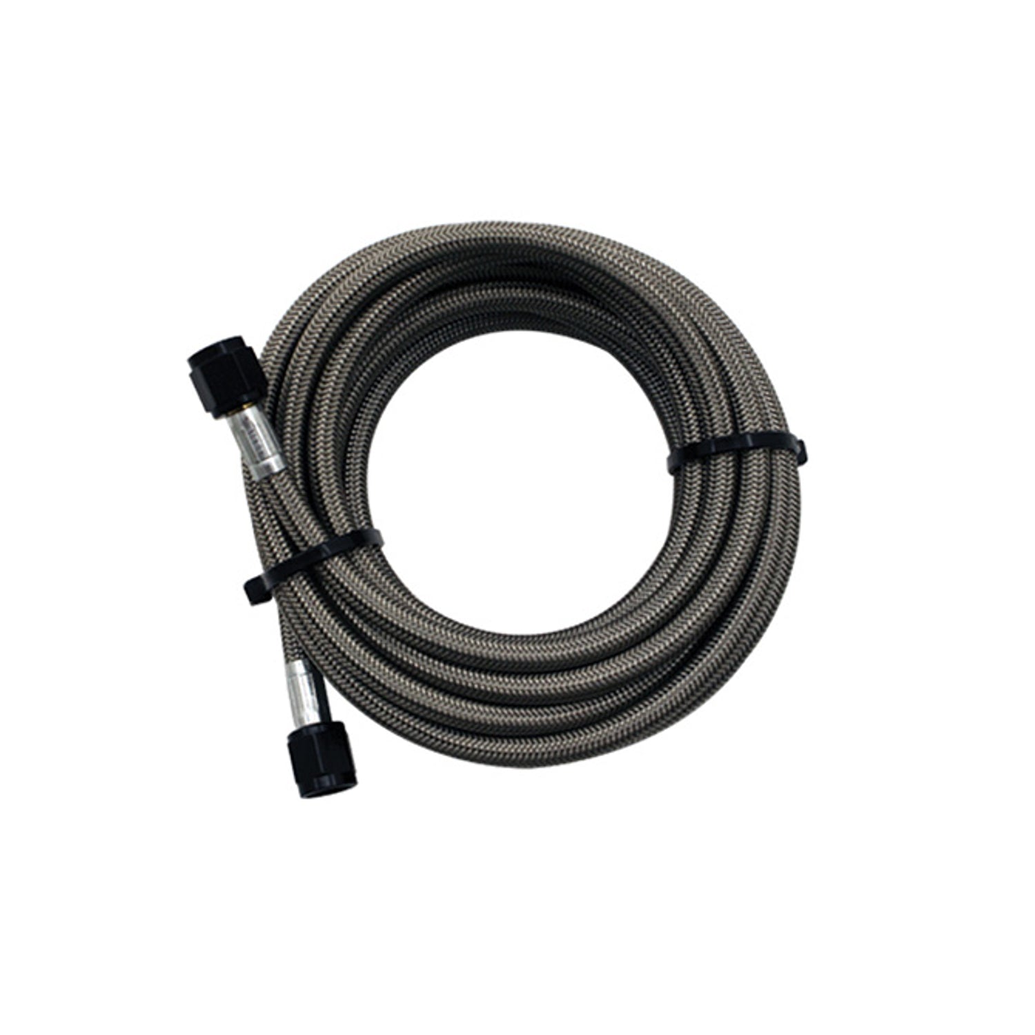 15ft Braided Stainless Line w/-4AN Fittings <br> For Water-Methanol Injection Systems