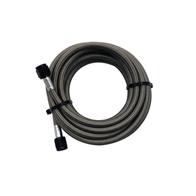 15ft Braided Stainless Line w/-4AN Fittings <br> For Water-Methanol Injection Systems