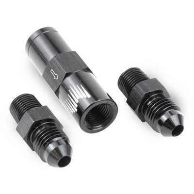 High Flow Water-Methanol Check Valve w/4AN Fittings <br> For 4AN Injection Systems