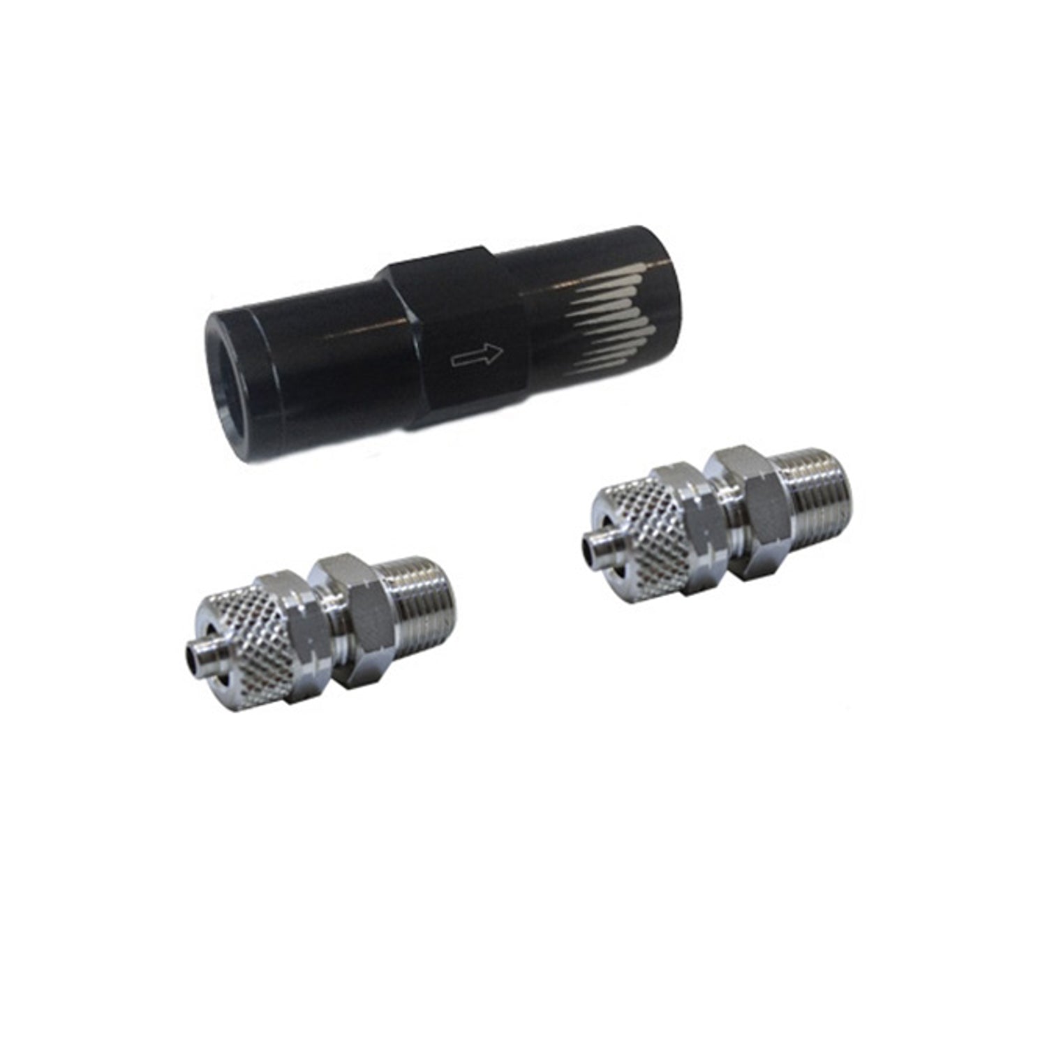 High Flow Check Valve Quick-Connect Fitting <br> For Water Methanol