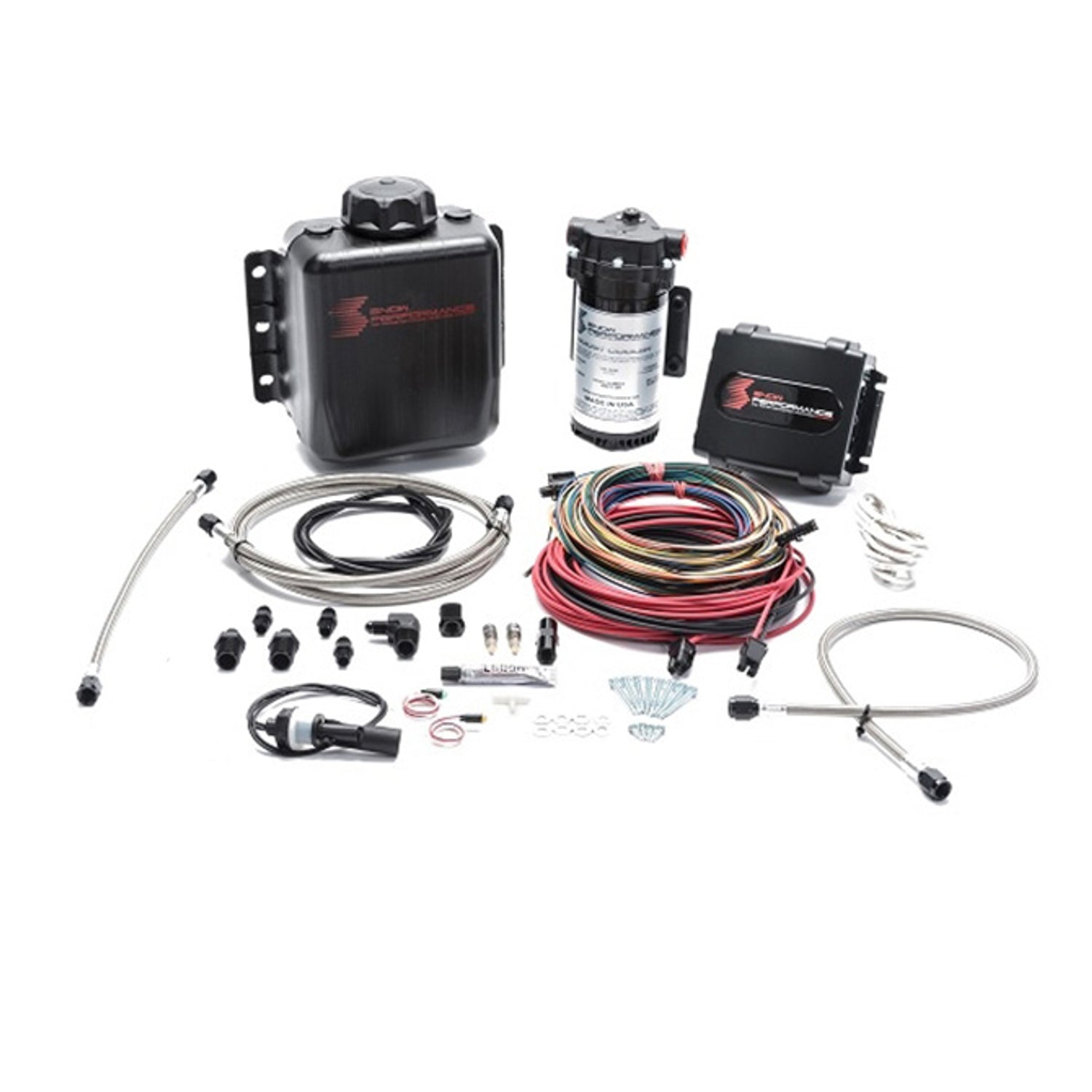 Stage 4 Boost Cooler Platinum Water Injection Kit <br> With SS Braid Line and 4AN Fitting