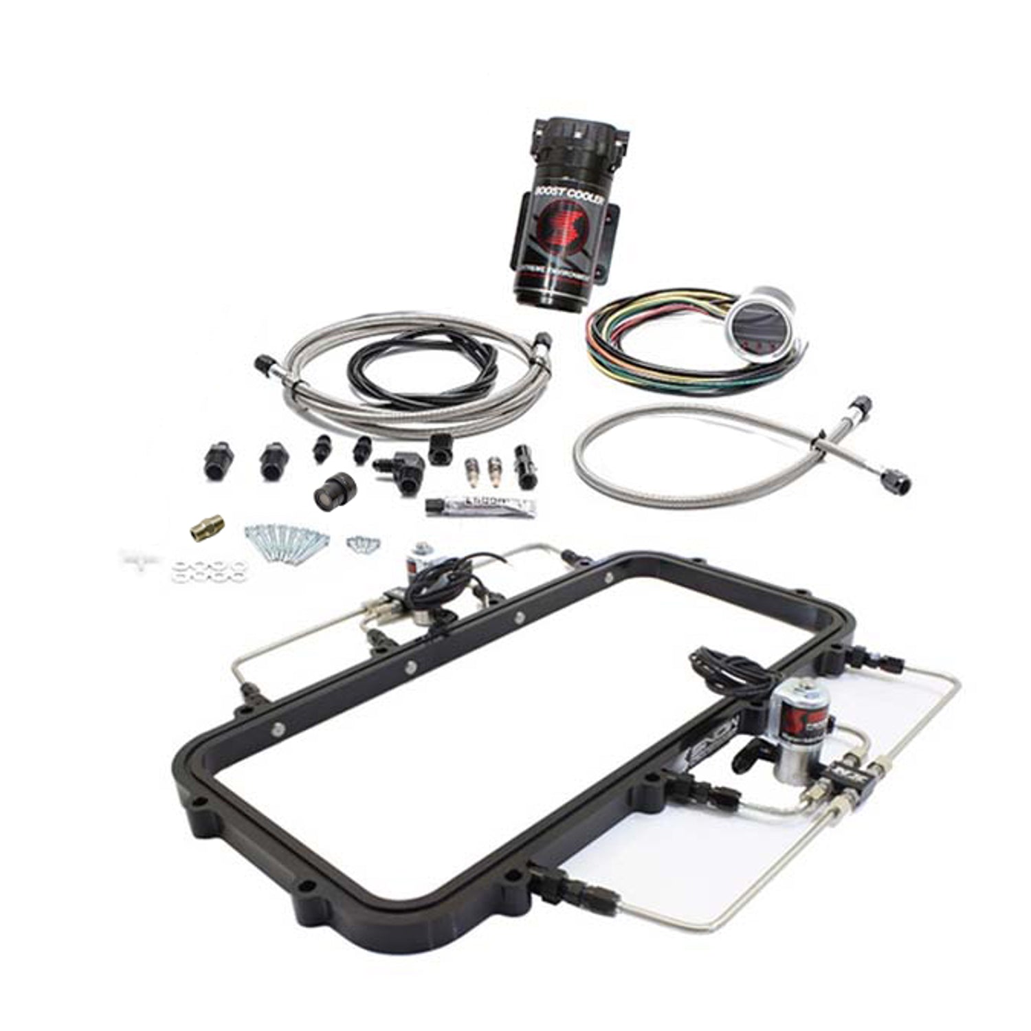 Direct Port Water Injection System <br> For Holley High Ram Plenum Plate w/ VC-50 Controller