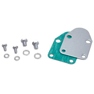 Fuel Pump Block-Off Plate <br>77-80 Buick Century Regal, 77-79 Skylark